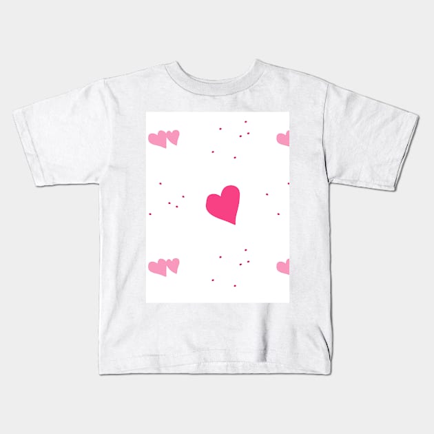 Hearts, romance, feeling, love, emotions Kids T-Shirt by grafinya